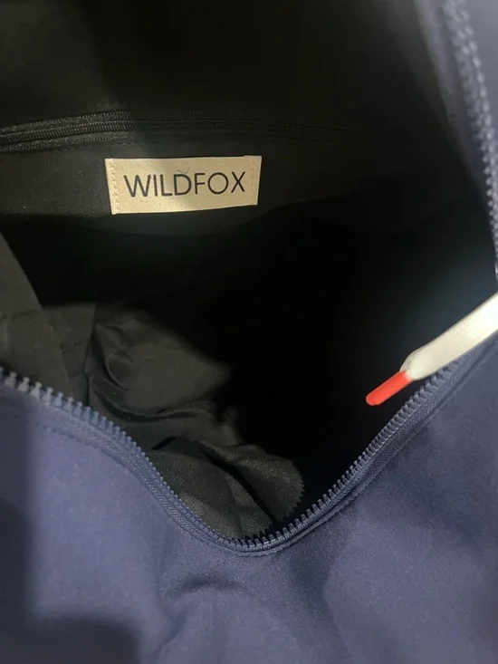 Wildfox Navy Tote Bag with Multicolor Straps - Picture 4 of 6